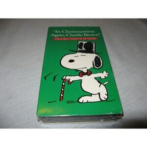 It's Christmastime Again Charlie Brown VHS Tape Peanuts Special Shell Oil NEW